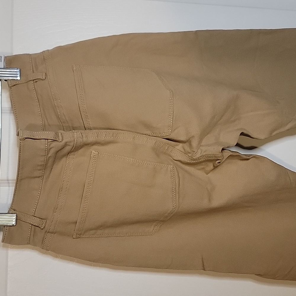 L.L. Bean Women's Straight Jeans in Tan - Picture 4 of 4